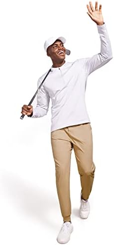 מכנסי ג ' וגינג גולף לגברים למתוח מכנסי טרנינג מכנסי ריצה מזדמנים עם כיסים