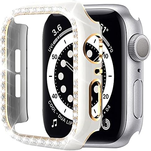 מארז קריסטל של Ankang Diamond עבור Apple Watch 7 6 SE 40 ממ 44 ממ 41 ממ 45 ממ IWatch Series 5 3 38 ממ 42 ממ מכסה