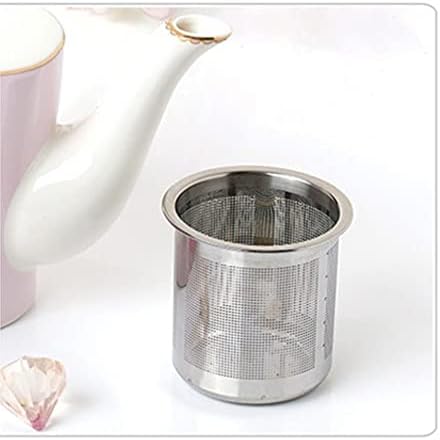 Lkkyboa אחר הצהריים סט של כלי שתייה קפה סט קומקום עם כוסות קפה ומסננת תה צלוחיות