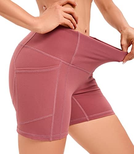 מכנסיים קצרים של זלאק לנשים מכנסיים קצרים של אימון במותניים גבוה