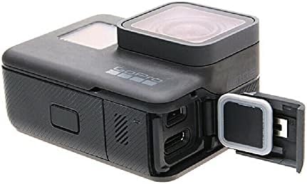 Mookeenone 1x מצלמה דלת צדדית כיסוי USB-C & Micro HDMI Cover Cover Protector דלת צד לגיבור GoPro 5