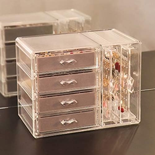 CFSLP קופסאות אחסון קופסאות תכשיטים אקריליות, עגיל אחסון עגיל שרשרת שרשרת שרשרת שרשרת צמיד עמדת תצוגת קולב,
