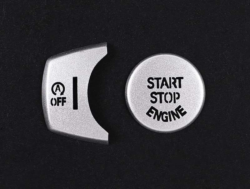 מדבקת כיסוי כפתור התחלה חדשה של מגן תואמת ל- BMW X3 F25 2011-2017