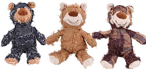 צעצועים טוחנים צעצועים טוחנים צעצועים מלאי קטיפה צעצועים ממולאים לניקוי שיני כלבים דוב קטן צעצוע