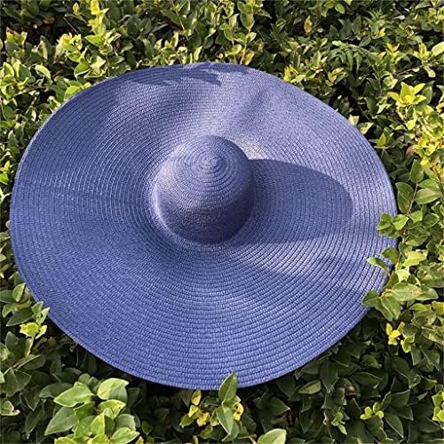 25 סמ רחב שוליים גדול חוף כובעי נשים גדול כובע מתקפל שמש צל כובע