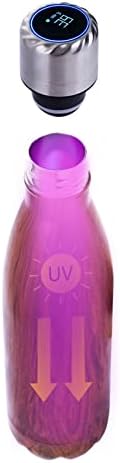 UV לניקוי עצמי בקבוק מים 17oz נירוסטה מבודדת ואקום
