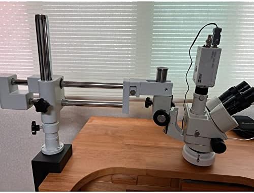 אוניברסלי כפול בום מעבדה תעשייתי זום המשקפת סטריאו מיקרוסקופ סטנד מחזיק סוגר זרוע 76 ממ מיקרוסקופ אבזרים