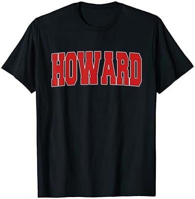 Howard Wi Wisconsin Style Style USA Vintage Sports חולצת טריקו