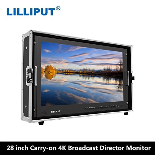Lilliput 28 3840x2160 צג שידור 3G SDI 4K Ultra HD Monitor SDI HDMI Tally Director Monitor for Camera