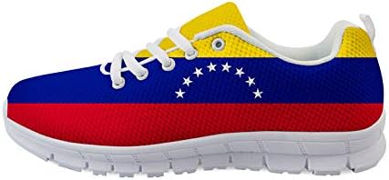Owaheson Venezuela Flag's Gen's Running קל משקל נושם נעלי ספורט מזדמנים נעלי ספורט אופנה נעלי הליכה