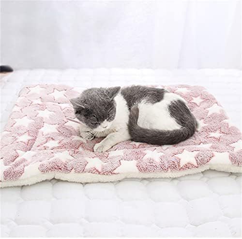 שמיכת חתול כלבים מרגיעה נעימה, שמיכה קטנה קטיפה מזרן חתול מחמם עצמי לימים קרים חיצוניים פנימיים