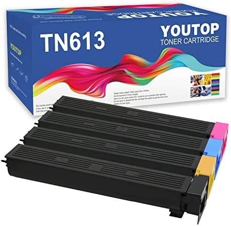 YOTOP 1PK TN-613 TN613 מחסנית טונר ציאן תואמת לקוניקה מינולטה ביזוב C452 C552 C652