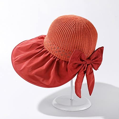 נשים שמש כובעי רחב ברים קיץ חיצוני חוף כובע מוצק צבע בייסבול כובעי נשים אופנה תחרה דלי כובע