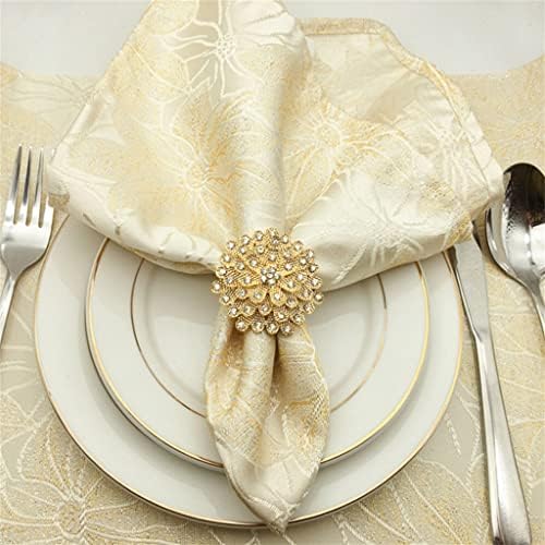 N/A קישוטי שולחן אבזם מפית 12 חתיכות מפית קישוטי אוכל מפתה ציוד לחתונה במלון
