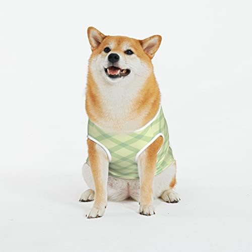 חולצות חיית מחמד כותנה ST-PATRICK-DAY-GREEN-GOGES תלבושות כלב חתול כלב פיג'מה כלב רך סרבלים חיות מחמד 4X-GREGE
