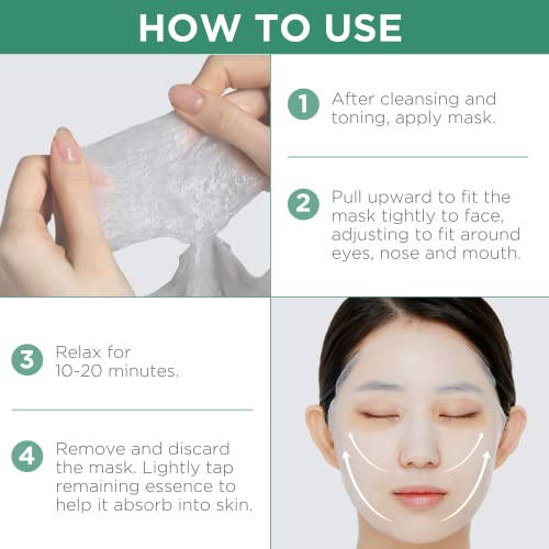 מסכת גיליון קוריאנית הטובה ביותר-מסכת פנים חיונית של מדקסוסיד 10 גיליונות לפגם רגיש נוטה לכל סוגי