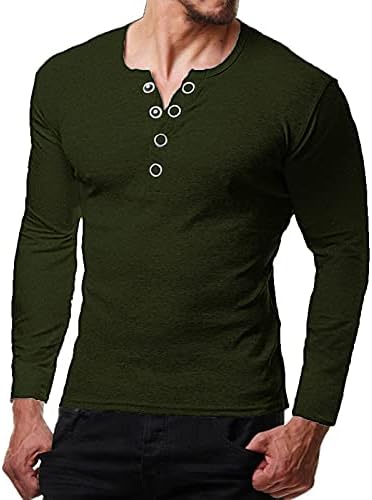 כפתור הגברים של Xiloccer, חולצות מזדמנים חולצות מזדמנים לגברים שרוול ארוך גברים דקים בכושר חולצות אימון