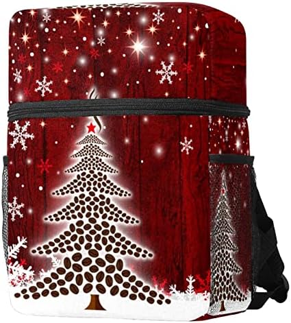 תרמיל VBFFOFBV לנשים לנשים תיק נייד תיק תרמיל תיק קז'ואלי, פתית עץ חג המולד