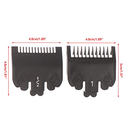 2 יחידות צבעוני גבול מסרק מדריך מסרק שיער חיתוך כלי מתאים עבור רוב מלא גודל שיער קוצץ