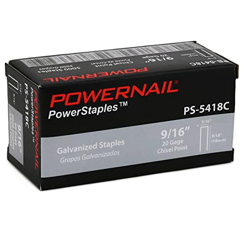 PowerNail PS5418C 20 מד 3/16 אינץ 'כתר 9/16 אינץ