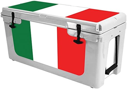 מצנן 65-איטלקי דגל / מגן, עמיד, וייחודי ויניל מדבקות לעטוף כיסוי / קל ליישום / תוצרת ארצות הברית