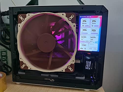 7 אינץ ' מיני מסך איידה64 מחשב מעבד ראם דיסק קשיח נתונים צג מחשב טמפרטורת תצוגת סוג-ג תת מסך
