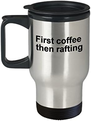 קפה ראשון ואז ספל רפטינג - מתנה לחבר עמיתים - ספל קפה מצחיק נסיעות
