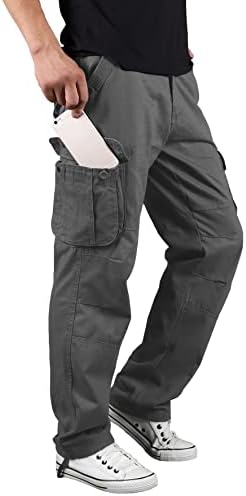 מכנסי טיול צבאיים של טיאנבה מכנסי טיול צבאיים מכנסי מטען טקטיים קל משקל עם ריבוי כיסים