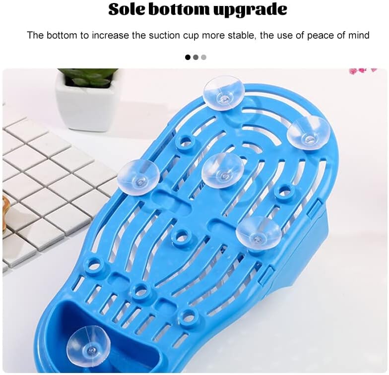 MADI קיי מעצבת אנטי-החלקה פלסטיק אמבטיה אמבטיה מעיסוי נעלי נעלי אמבטיה נעלי אמבטיה מברשת מכונת כף רגל אבן אבן