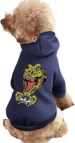 גיימר דינוזאור שמשחק משחק כלב חולצה מקשה אחת תחפושת כלבים אופנתית עם אביזרי חיית מחמד כובע