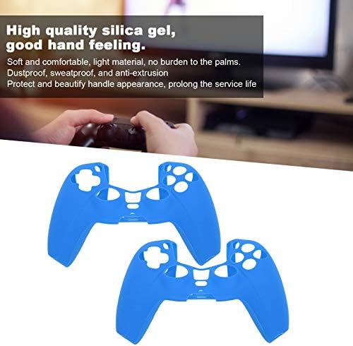 עור מכסה סיליקון נוח רך עור עבור PS5 Gamepad