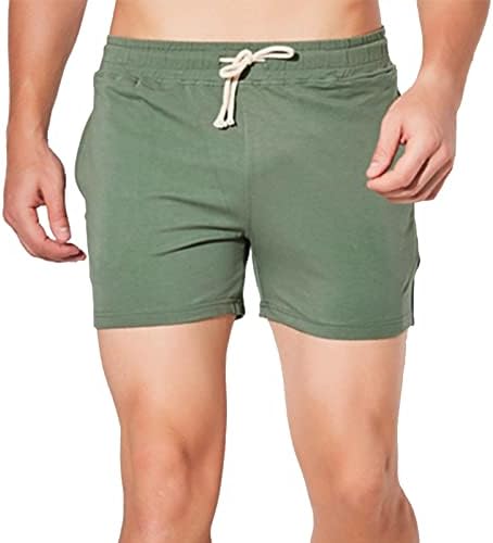 מכנסיים קצרים משקל קל בקיץ צבע אחיד בכיסים גדולים מכנסיים כיס שרוך מתמודד ספורט מזדמן רופף
