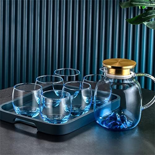 HDRZR כוס צבעונית ביתית כוס שתייה כוס תה עמידה בחום כוס סלון כוס מים כוס נורדי סגנון 6