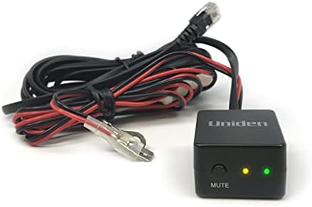 UNIDEN RDA-HDWKT GATECER GATECER SMARTWIRE ערכה עם כפתור אילם, התראת LED ו- LED כוח, עבור UNIDEN R8,