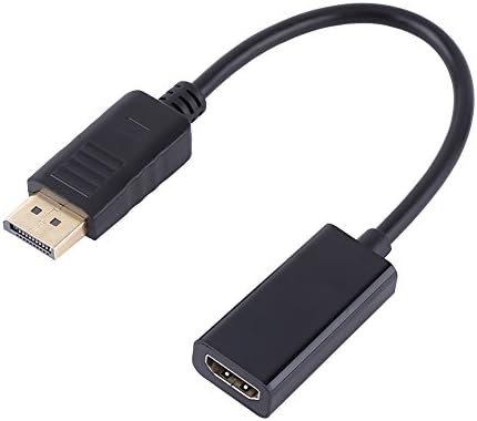 Kosdfoge DisplayPort למתאם HDMI, יציאת תצוגה לממיר מתאם HDMI זכר למחבר 1080p למחשב, שולחן עבודה, מחשב נייד,