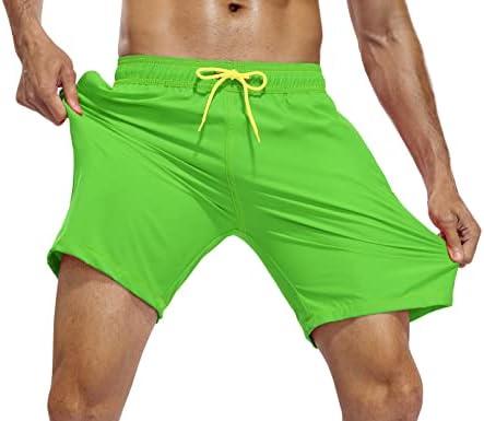 מכנסי לוח מטח יחידות לגברים מכנסיים קצרים במים קלים משרקי ספורט שחייה קצרים עם בטנה