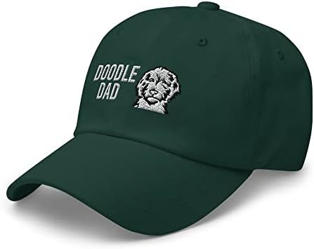 דודל אבא רקום אבא כובע כובע - אוסי דודל & גולדנדודל כובע מתנה