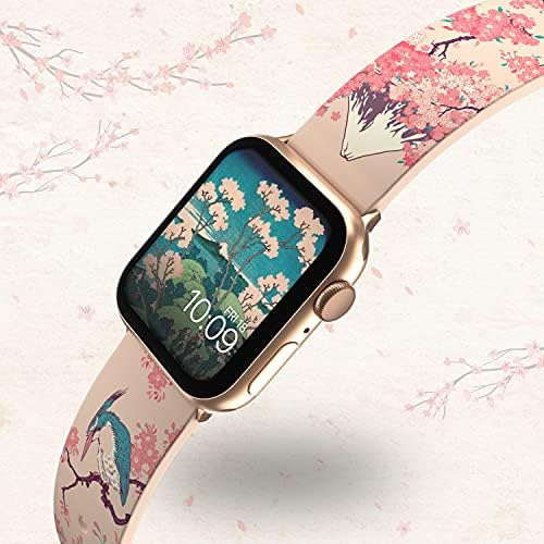 להקת Hokusai SmartWatch - בהשראת האמן, תואמת לכל גודל וסדרה של Apple Watch