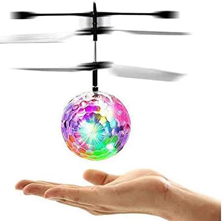 חיישן אינטליגנטי מטוסי צעצועי ילדים אינדוקציה מטוסי מושעה קריסטל כדור אינטליגנטי חשמלי חיישן טיסה כדור