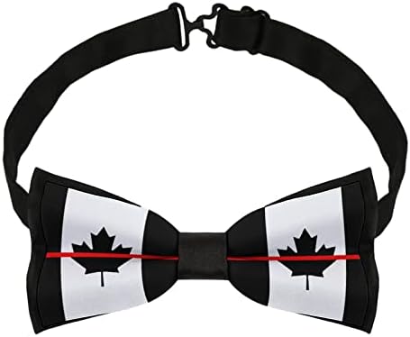 כבאים אדום קו קנדה מצחיק גברים של קשור עניבת פרפר מתכוונן עניבות פרפר עניבה לחתונה המפלגה