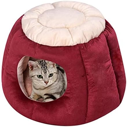 ידידותי חורף חם כלב בית לחיות מחמד קן חתולי שק שינה עמוק שינה חצי סגור חתולי אוהל חתולי מיטה