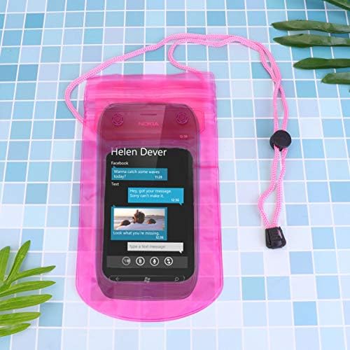 שקיות מתחת למים טלפון תיק אטום מגע מסך טלפון מקרה עם שרוך (אקראי צבע נייד