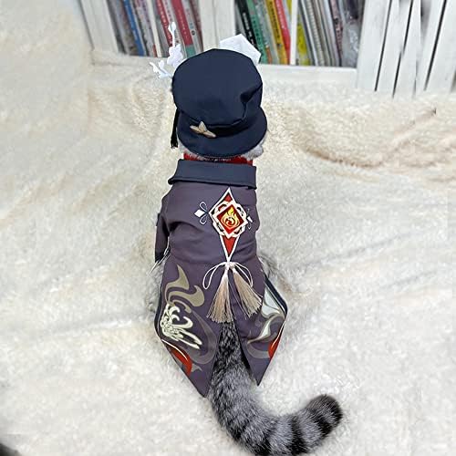 ויולה הוטאו חיות מחמד כובע אנימה הוטאו תלבושות אבזר קריקטורה קוספליי משחק עבור חתול גור