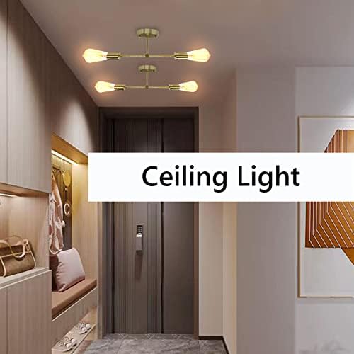2 - אור זהב יהירות אורות לאמבטיה, מודרני תעשייתי יהירות אור גופי, בציר מתכת פמוט קיר אור, מודרני מנורת קיר