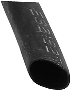 חדש LON0167 פוליאולפין 4.5 מ 'אורך 2 ממ חום דיא חום צינור צינורות שרוולים שחור (פוליאולפין 4,5