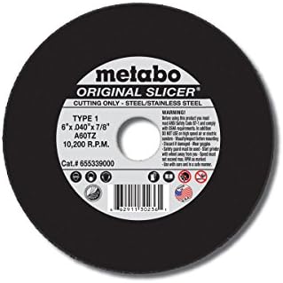 Metabo Slicer חתוך גלגל 6 x .040 תיבה 50