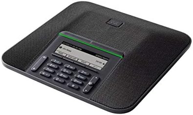 טלפון ועידת IP של סיסקו 7832 עם קושחה מרובי-פפורמות, כיסוי מיקרופון 360 מעלות, LCD מונוכרום 3.4 אינץ ', Class
