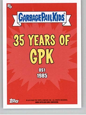 2020 Topps Farbage Pail Pail Kids 35 שנה סדרה 2 Booger Green 56A כרטיס מסחר של ג'סי ג'סטר