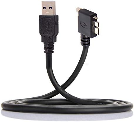 JSER 1.2M 90 מעלות שמאל זוויות מיקרו USB בורג הרכבה ל- USB3.0 כבל נתונים תואם למצלמה תעשייתית