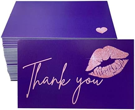 2011 תודה לך על הרכישה כרטיסי פו נצץ שפות נשיקה מתוקה חבילה הכנס עבור עסקים באינטרנט חבילה של